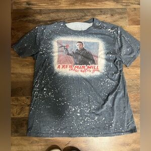 Graphic Gray T-Shirt - Michael Myers